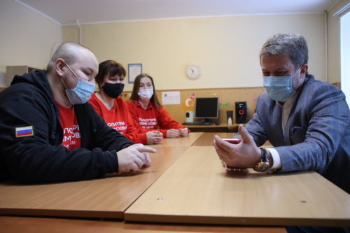 волонтеры Калининца